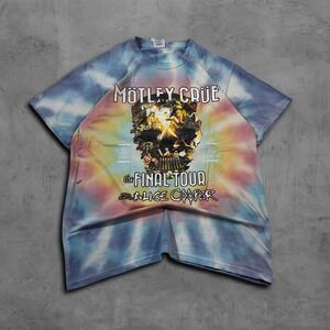Vintage Relaxed Tie Dye Jerzees Motley Crue Streetwear Tee